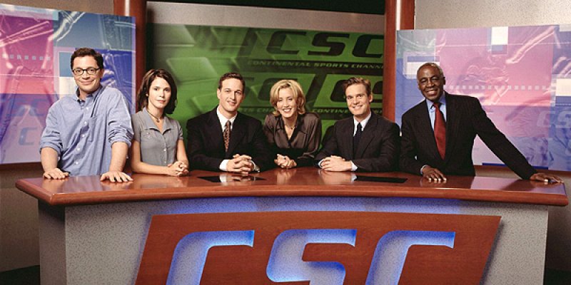 Redakcja sportowa tv sitcom 1999